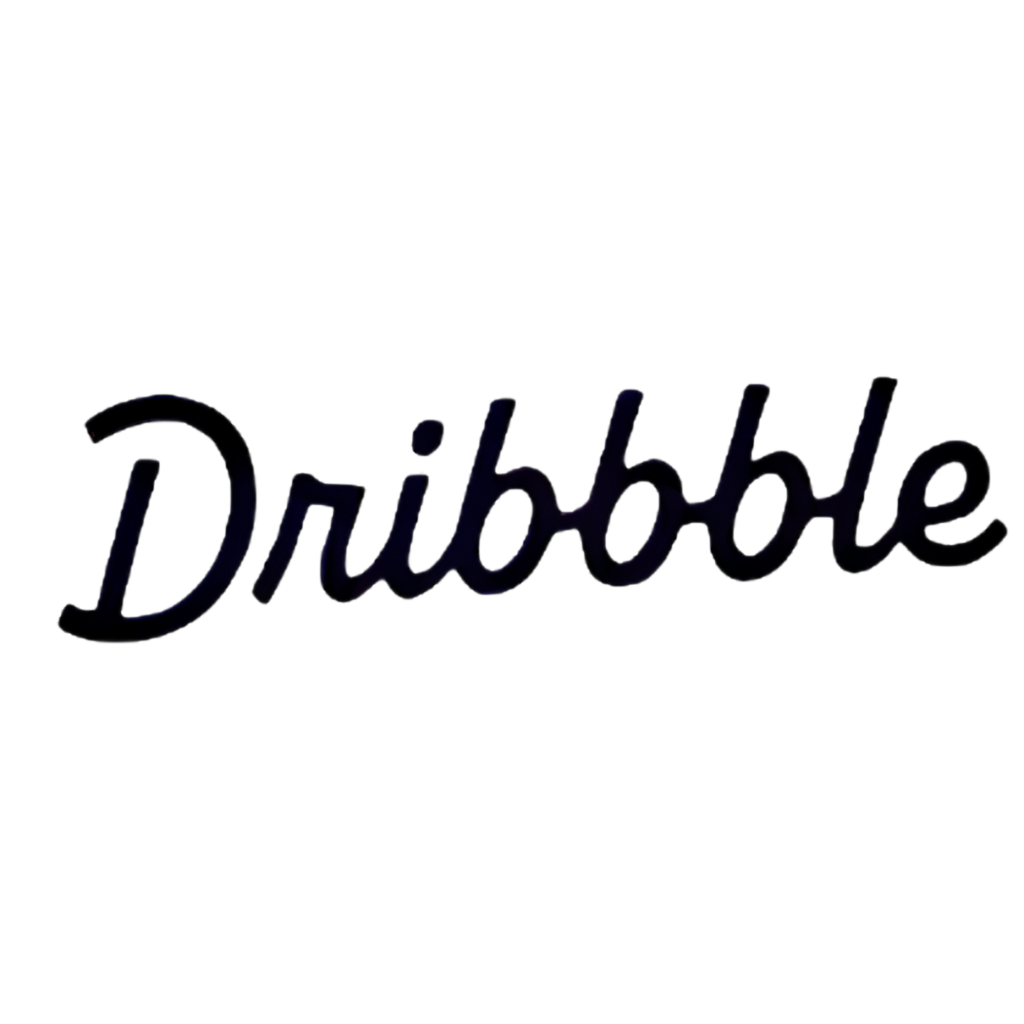 dribbble. logo